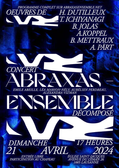 Abraxas décomposé 3 - Lausanne