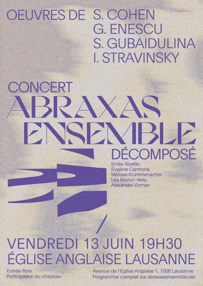 Abraxas décomposé 4 - Lausanne